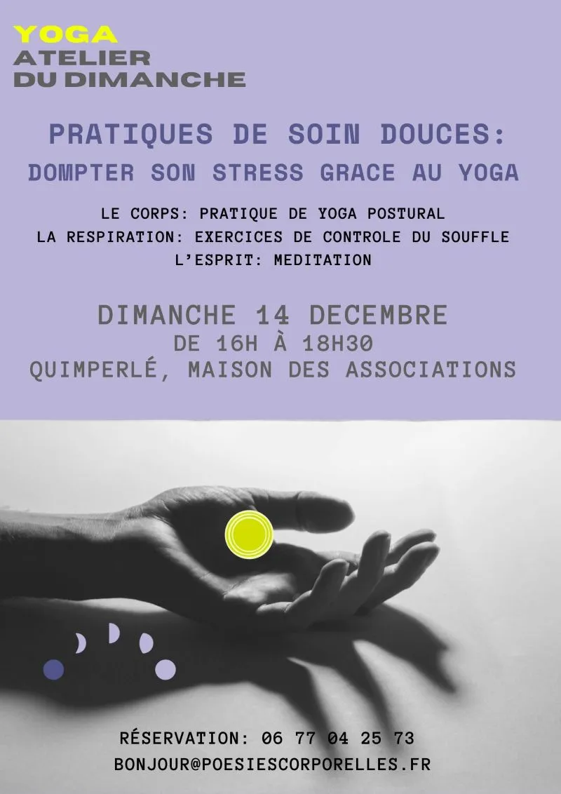 Les stages de Sama Yoga de Lucille Pottier  arrivent bientôt. 